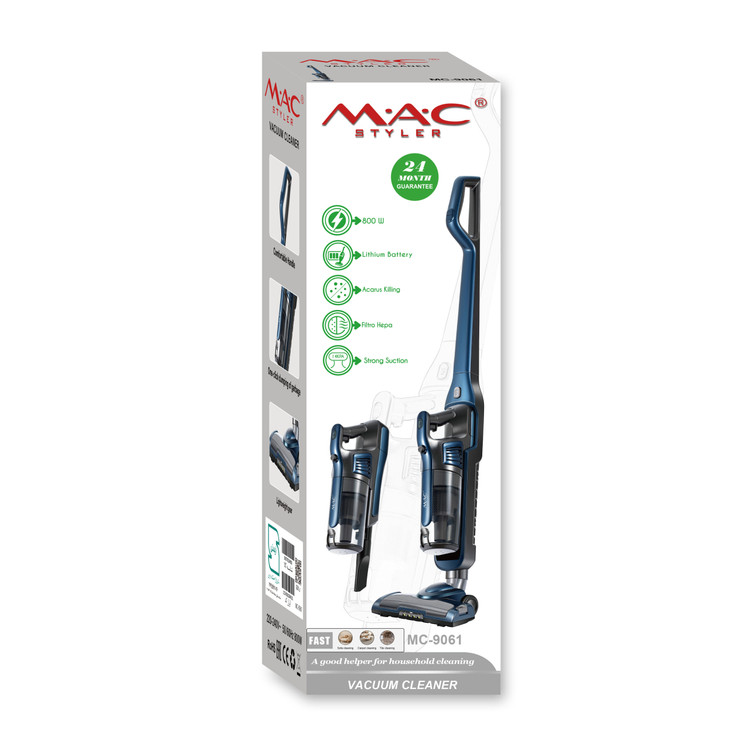 جارو شارژي 800 وات مک استايلر کد MAC-9061